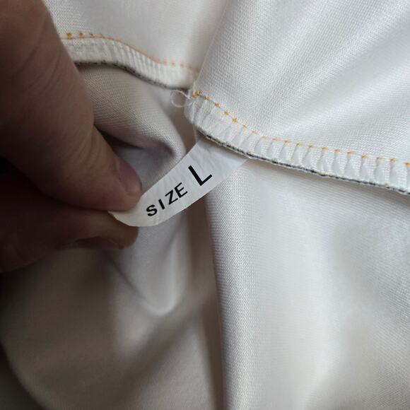 Naruto Hoodie Sweatshirt Mens Large Orange Anime Zip up 0639 - Picture 5 of 8